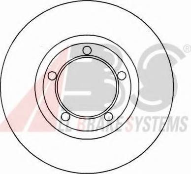 A.B.S. 15852 OE - Спирачен диск vvparts.bg