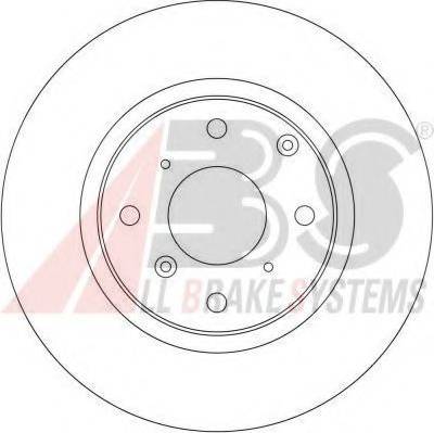 A.B.S. 15627 OE - Спирачен диск vvparts.bg