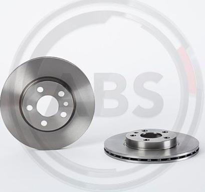 A.B.S. 09.5870.34 - Спирачен диск vvparts.bg