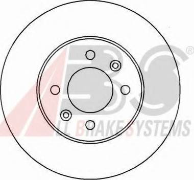 A.B.S. 15963 OE - Спирачен диск vvparts.bg
