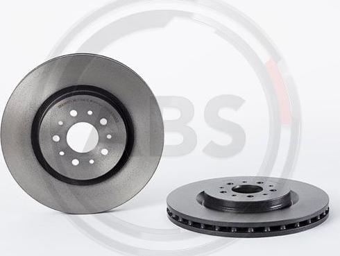 A.B.S. 09.6843.21 - Спирачен диск vvparts.bg