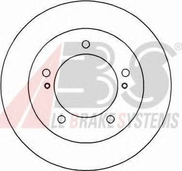 A.B.S. 16294 OE - Спирачен диск vvparts.bg