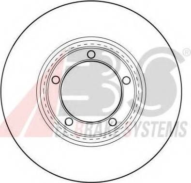 A.B.S. 16565 OE - Спирачен диск vvparts.bg