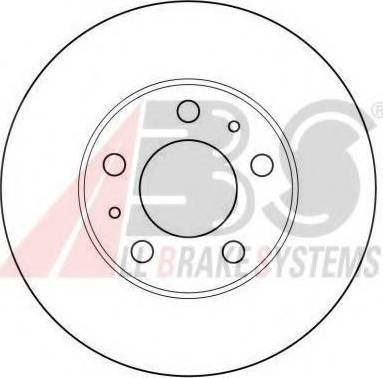 A.B.S. 09.8931.20 - Спирачен диск vvparts.bg