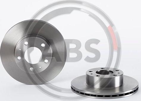 A.B.S. 09.8931.21 - Спирачен диск vvparts.bg