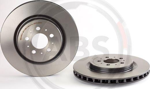 A.B.S. 09.8615.11 - Спирачен диск vvparts.bg