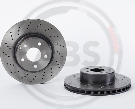 A.B.S. 09.8127.11 - Спирачен диск vvparts.bg