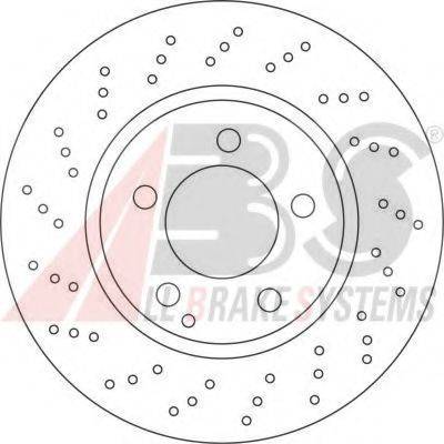 A.B.S. 17111 OE - Спирачен диск vvparts.bg