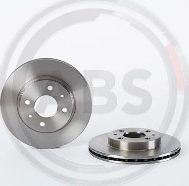 A.B.S. 09.8894.14 - Спирачен диск vvparts.bg