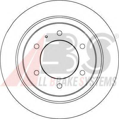 A.B.S. 16506 OE - Спирачен диск vvparts.bg