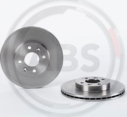 A.B.S. 09.7292.34 - Спирачен диск vvparts.bg