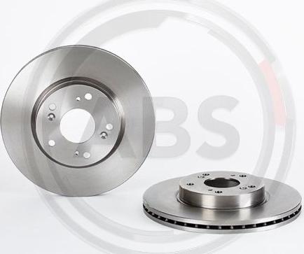 A.B.S. 09.A455.11 - Спирачен диск vvparts.bg