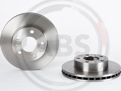 A.B.S. 09.A458.10 - Спирачен диск vvparts.bg