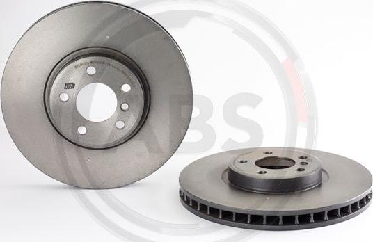 A.B.S. 09.A542.11 - Спирачен диск vvparts.bg