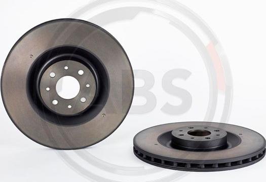 A.B.S. 09.A500.11 - Спирачен диск vvparts.bg