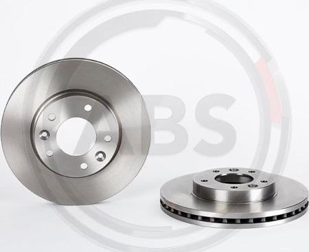 A.B.S. 09.A609.10 - Спирачен диск vvparts.bg