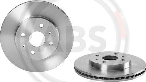 A.B.S. 09.B524.10 - Спирачен диск vvparts.bg