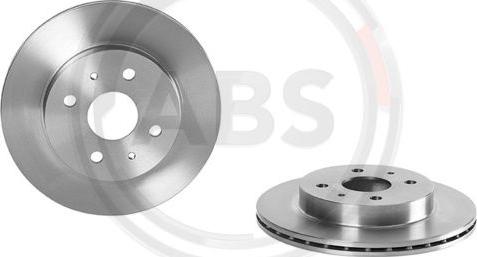 A.B.S. 09.B523.10 - Спирачен диск vvparts.bg