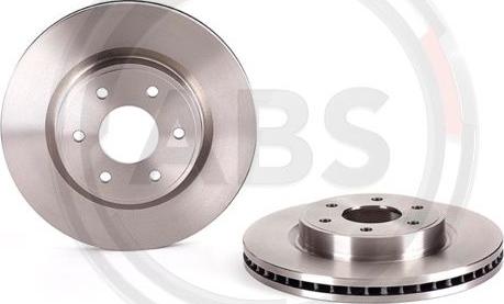 A.B.S. 09.B625.10 - Спирачен диск vvparts.bg