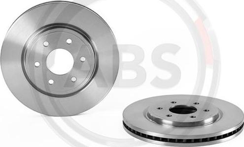 A.B.S. 09.B628.10 - Спирачен диск vvparts.bg