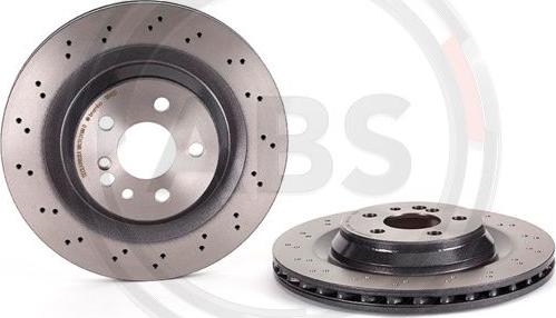 A.B.S. 09.B842.21 - Спирачен диск vvparts.bg