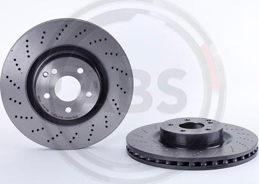 A.B.S. 09.B746.51 - Спирачен диск vvparts.bg