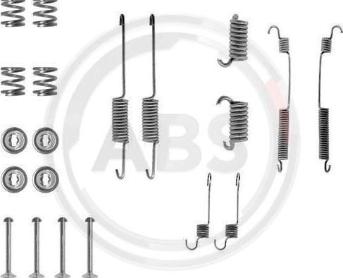 A.B.S. 0599Q - Комплект принадлежности, спирани челюсти vvparts.bg