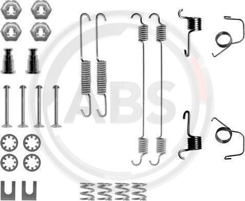 A.B.S. 0617Q - Комплект принадлежности, спирани челюсти vvparts.bg