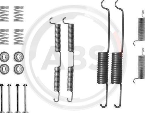 A.B.S. 0687Q - Комплект принадлежности, спирани челюсти vvparts.bg