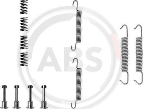 A.B.S. 0621Q - Комплект принадлежности, челюсти за ръчна спирачка vvparts.bg