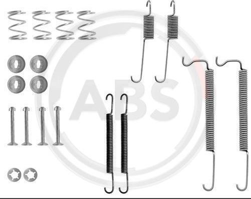 A.B.S. 0628Q - Комплект принадлежности, спирани челюсти vvparts.bg