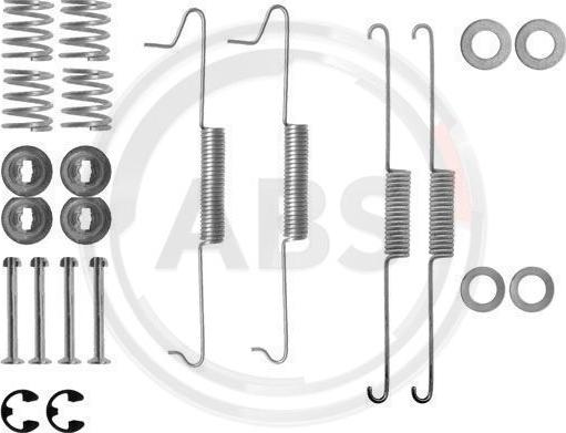 A.B.S. 0623Q - Комплект принадлежности, спирани челюсти vvparts.bg