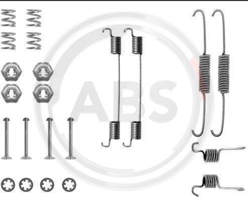 A.B.S. 0674Q - Комплект принадлежности, спирани челюсти vvparts.bg