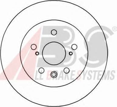 A.B.S. 16277 OE - Спирачен диск vvparts.bg