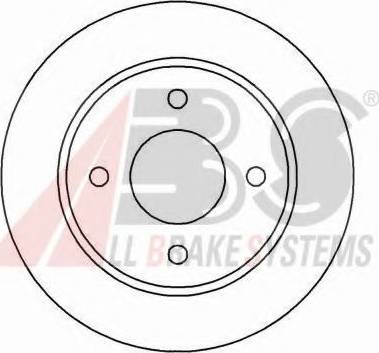 A.B.S. 16211 OE - Спирачен диск vvparts.bg