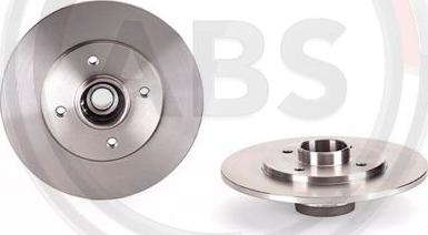 A.B.S. 08.5834.37 - Спирачен диск vvparts.bg