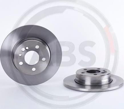 A.B.S. 08.5725.10 - Спирачен диск vvparts.bg