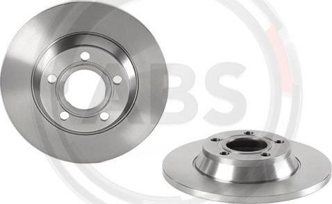 A.B.S. 08.6751.10 - Спирачен диск vvparts.bg