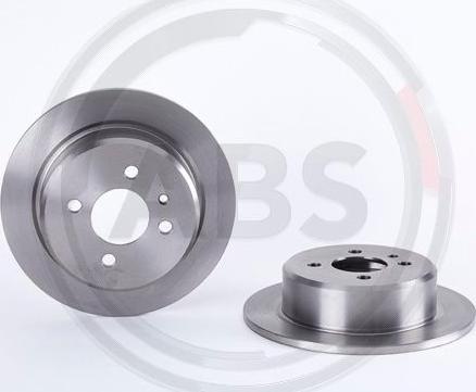 A.B.S. 08.3947.24 - Спирачен диск vvparts.bg