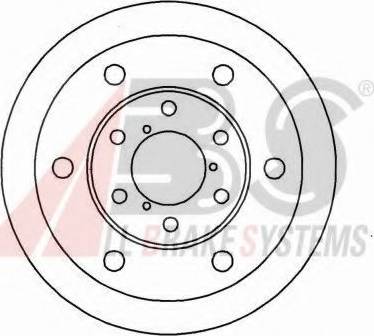 A.B.S. 15032 OE - Спирачен диск vvparts.bg