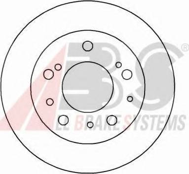 A.B.S. 15045 OE - Спирачен диск vvparts.bg