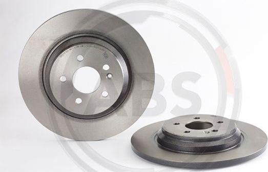 A.B.S. 08.7607.11 - Спирачен диск vvparts.bg