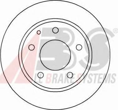 A.B.S. 16090 OE - Спирачен диск vvparts.bg