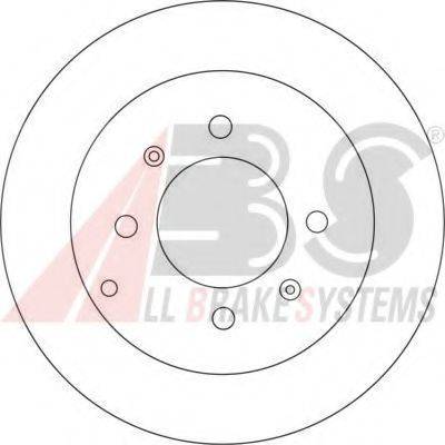 A.B.S. 17207 OE - Спирачен диск vvparts.bg