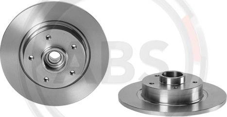 A.B.S. 08.B397.17 - Спирачен диск vvparts.bg