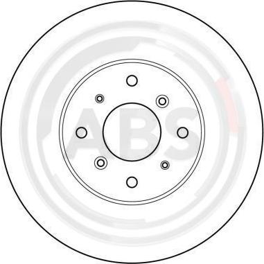 A.B.S. 15613 - Спирачен диск vvparts.bg