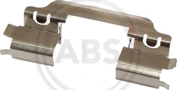 A.B.S. 1649Q - Комплект принадлежности, дискови накладки vvparts.bg
