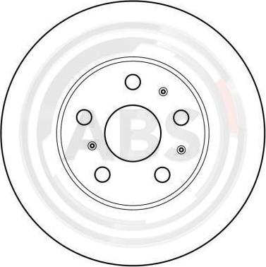 A.B.S. 16021 - Спирачен диск vvparts.bg