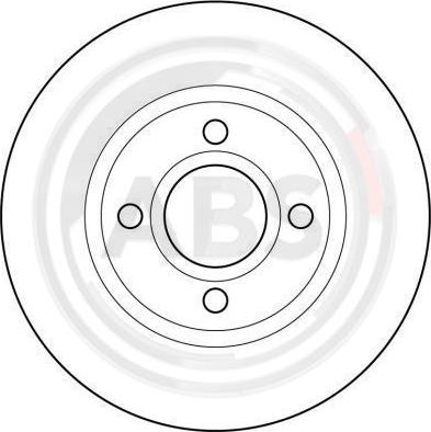 A.B.S. 16075 - Спирачен диск vvparts.bg