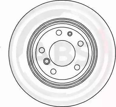 A.B.S. 16337 - Спирачен диск vvparts.bg